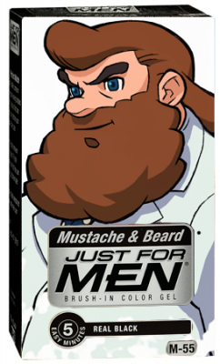 Just For Men by Neo
In Mega Man : Super Fighting Robot, you can buy a "Hair Dye" item at the shop.  The effects were not exactly what I was expecting XD
