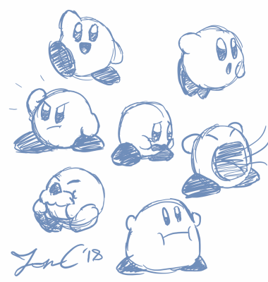 Kirby by Jon Causith
Various cute Kirby poses!
