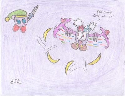 Kirby vs Marx Soul by GoldNTearuka
Having never played Super Star Ultra, I've never faced this particular battle...

