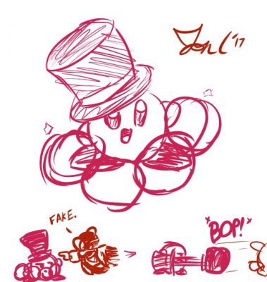 Magic Kirby Ring Trick by Jon Causith
Jon really wanted Magic to win that ability poll... just saying.  I can get behind that.
