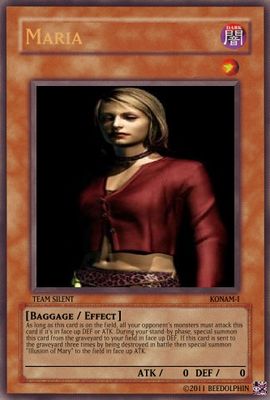 Maria by beedolphin
Ugh.... Maria.... what can I say...  This card seems to capture her utter uselessness perfectly.
