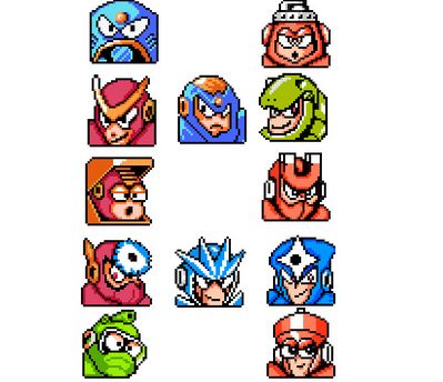 GENS to NES by DelralionV2
A few recolored portraits, here we have some Wily Wars portraits given NES style colors.
