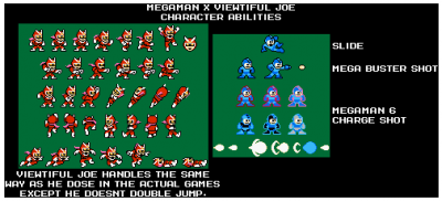 Megaman x Viewtiful Joe Abilities by mariofan96
The danger is to make sure neither character is overpowered compared to the other in an idea like this.  It still seems like this could be cool though.
