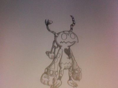 Oni Heartless by GeorgeTheRaccoon
Here we have a heartless based on Suika.  It can't be too happy with its booze attached to the back of its head and on quite a short chain...
