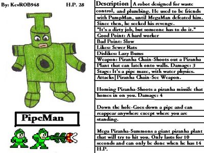Pipe Man by KevROB948
With things like Mushroom Kingdom Fusion and Super Mario Crossover, such a thing as Pipe Man here doesn't seem so outlandish anymore.
