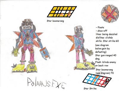 Polarus EXE by KalmerX
Here we have a Navi version of KalmerX's custom Stardroid, Polarus.  I love the funky star shades X)
