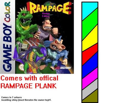 RAMPAGE by Solarblast5
I don't know how well smacking a building with a plank would go, but hey, I don't see a problem with giving it a shot.
