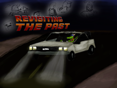 Revisitng the Past Title WIP by Jon Causith
A bit of a request I sent Jon's way, he's working on a title card design for me for the eventual Revisiting the Past videos.  I quite like how this is looking so far!
