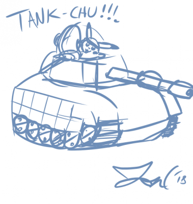 Tank Chu by Jon Causith
I'm not immediately sure I know what caused this, but... I can get behind this idea.
