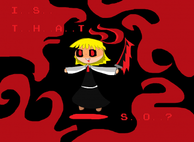 The Darkness Will Engulf You by Duskool
A lot of fans seem to think there's more to Rumia than meets the eye.  For someone featured as minimally as she was, she seems to have a major fanbase.
