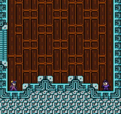 Time Man vs Dark Mega Man by tAll3ShyguySkullLand
It looks like Time Man has encountered a classic incarnation of MegamanDS from the Battle Network series.  Who shall prevail?  I'm hoping for Time Man!
