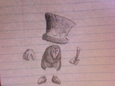 Top Hat by GeorgeTheRaccoon
Top Hat is a cunning, evil magician that resides in George's world.
