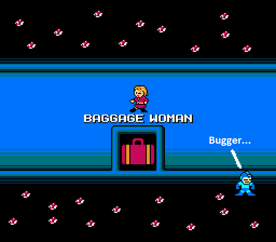 Baggage Woman by Hfbn2
You speak for us both, Mega Man...
