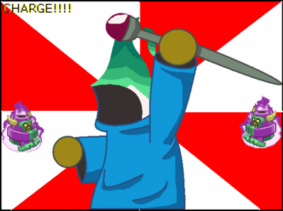Charging Forward by GandWatch
So courageous, the MettFire that laid down its digital life to protect its virus brothers in battle.  You will not be forgotten, brave Wizard of the Flames.
