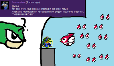 Dear Gods the Birds by thesonicgalaxy
Not the birds again!  They're everywhere!!  I just want to fly in peace!

