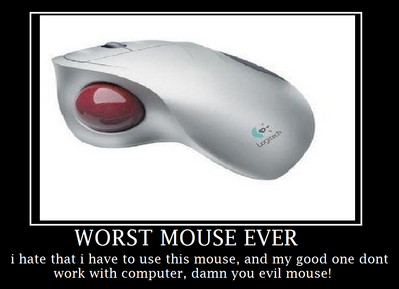 Evil Mouse by ioddandodd
That.... is a very awkward looking mouse o.o;

