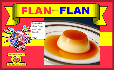 Flandre Flan by GandWatch
Hmm...  Now with LESS blood?  Um..... that means it hasn't quite been eliminated o.o;;
