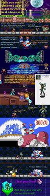 Frosted Exes by GandWatch
Another sprite comic sent in by GandWatch, this time explaining perhaps just why there was never a FrostMan.EXE.....  Maybe it was for the best...
