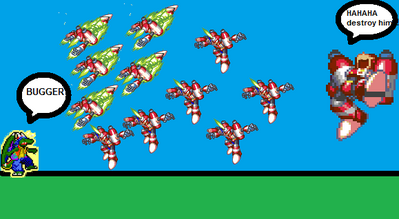 Giant Burner Man's Army by thesonicgalaxy
Hmm, that can't possibly be good...
