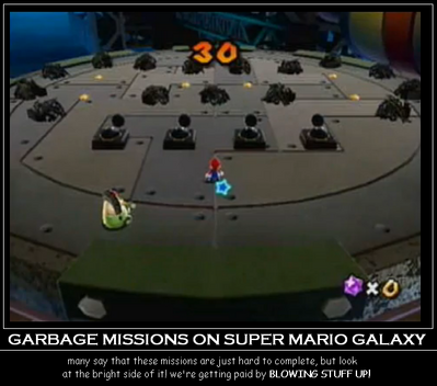Good Side of Things by GandWatch
I haven't played Super Mario Galaxy, but evidently, these particular missions are quite annoying...
