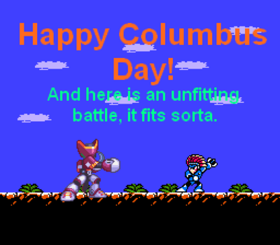 Happy Columbus Day Card by SammerYoshi
As the artist asked... does anyone actually ever get the day off?  Not that I particularly follow it or anything, but it is an interesting question.
