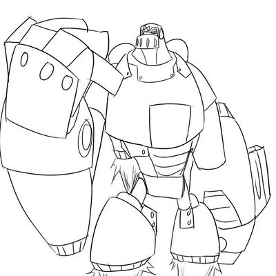 HardMan EXE by obelisk104
HardMan.EXE looks about like I would expect him too, big, bulky, and probably quite a tank of a battle.
