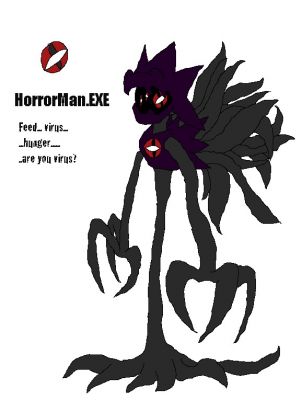 HorrorMan EXE by Voyd
An interesting concept this one, a bit of an Eldritch looking Navi here.
