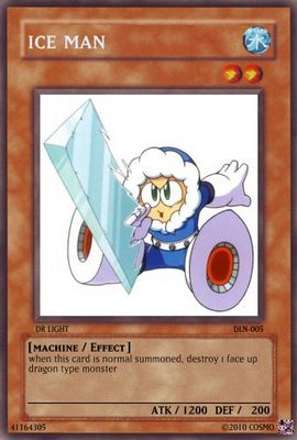 Ice Man Card by EXEcosmoman20
Hmm.... but what if it's an ice dragon?
