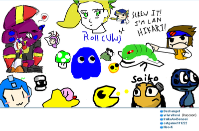 iscribble Madness Pt 3 by GandWatch
Napalm Man seemed to be a recurring theme here, but the Snakes on a Plane reference also strikes me as quite amusing XD

