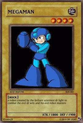 Mega Man Card by EXEcosmoman20
Already pretty powerful, the really scary thing is Mega Man seems to be compatible with all the Robot Master Weapon cards.
