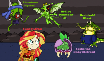 Metroid Mania by Megamannerd63
Sure, Ridley might seem like it would make more sense for me, but truthfully Phantoon is probably my favorite Metroid series boss.  There's just something so weird and interesting about it.
