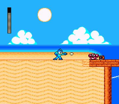 New Pearl Woman Stage by Hfbn2
Here we have a new look at Pearl Woman's stage, showing the beach areas, as well as a new crab type enemy!  It looks like a small target, which could make it a bit of a challenge.
