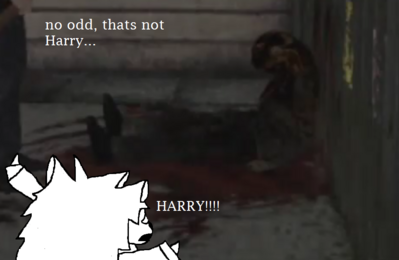 No!  Harry!  by ioddandodd
A bit of a case of mistaken identity, this one... though the clothes are kind of close...
