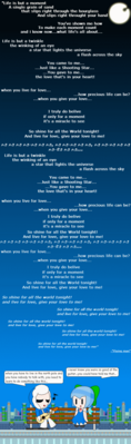 Frosted Serenade by GandWatch
This song is quite catchy, this was the first time I actually heard it, when Neo linked me to it.  It sounds quite nice I think, and seems rather nice for these two.  The song in question is entitled "Flying Man," and it comes from Mother Vocal Tracks, a CD of music from the Mother series given lyrics.
