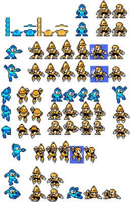 Playable Bell Man Sprites by Hfbn2
This is something Hfbn2 recently contemplated, the possibility of making the Robot Masters of Mega Man Maximum playable.  I'd absolutely love to see this happen.
