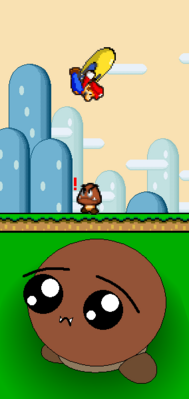 Poor Goombas by GandWatch
......The term overkill comes to mind.... poor Goomba indeed!
