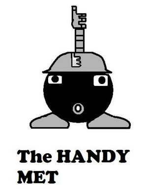 The Handy Met by dalo2953
There was the question of whether this guy was simply an extra hand to have around the lab, or if he was a demolitions expert like the Handy viruses from MMBN.  The question was answered soon enough.
