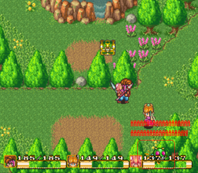 Hax Bee by RenzokukenLionheart
Secret of Mana can have some rather strange glitches sometimes... but what the heck is that Buzz Bee doing? o.o;
