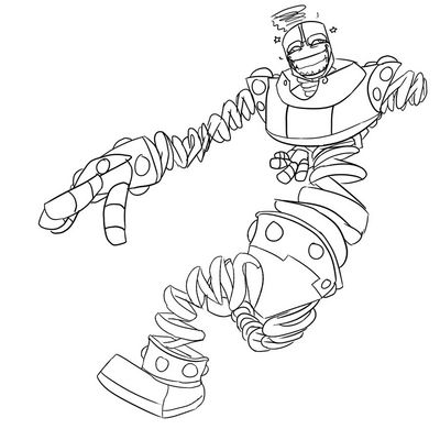 SpringMan EXE by obelisk104
Poor SpringMan...  You really need to watch those low ceilings...
