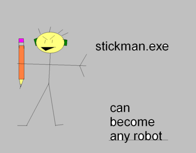 Stick Man by gamerguru97
...I'm actually kind of suprised this particular pun hasn't been used yet.  The transformative abilities seem interesting though.
