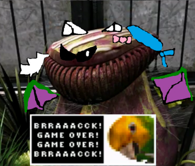 This Rescue Went Bad by ioddandodd
Hmm.... this definitely doesn't look good...  And of course a taunting, evil bird to make things worse.
