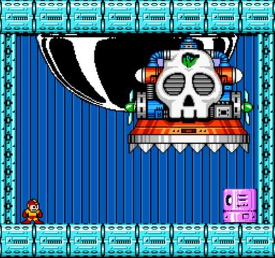 Wily Machine 6 by tAll3ShyguySkullLand
Here's Dark Mega Man fighting Wily Machine 6.  Poor Wily, that was probably one of his worst designs...
