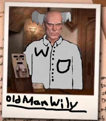 Old Man Wily by ioddandodd
o.o;  Wow....  Um......  Yeah, Mega Man shouldn't be live action XD
