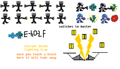 Wire Man Spritesheet by thesonicgalaxy
Wire Man seems to be a new electric Robot Master, and one with a devestating power.
