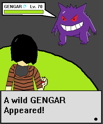 Vs Gengar by Dragoonknight717
Ah, Gengar, always a stylish ghost.  You have to love that grin.

